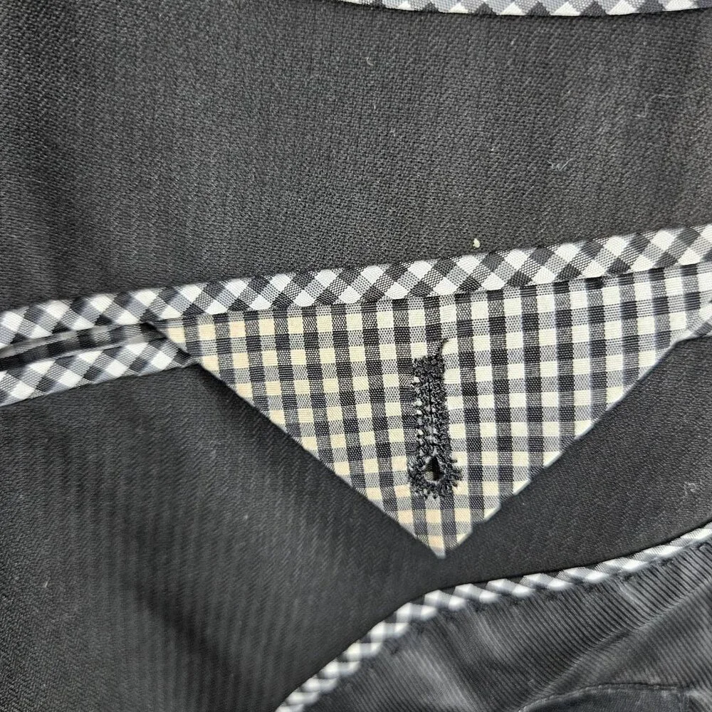 Beverly Hills Polo Club Black 2 Button Peak Full Suit 2 Piece Set 50R (42x30)